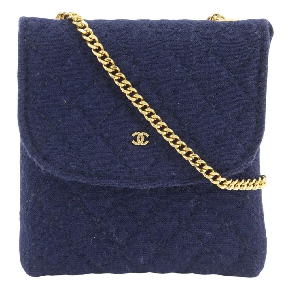 CHANEL Blue Pouch